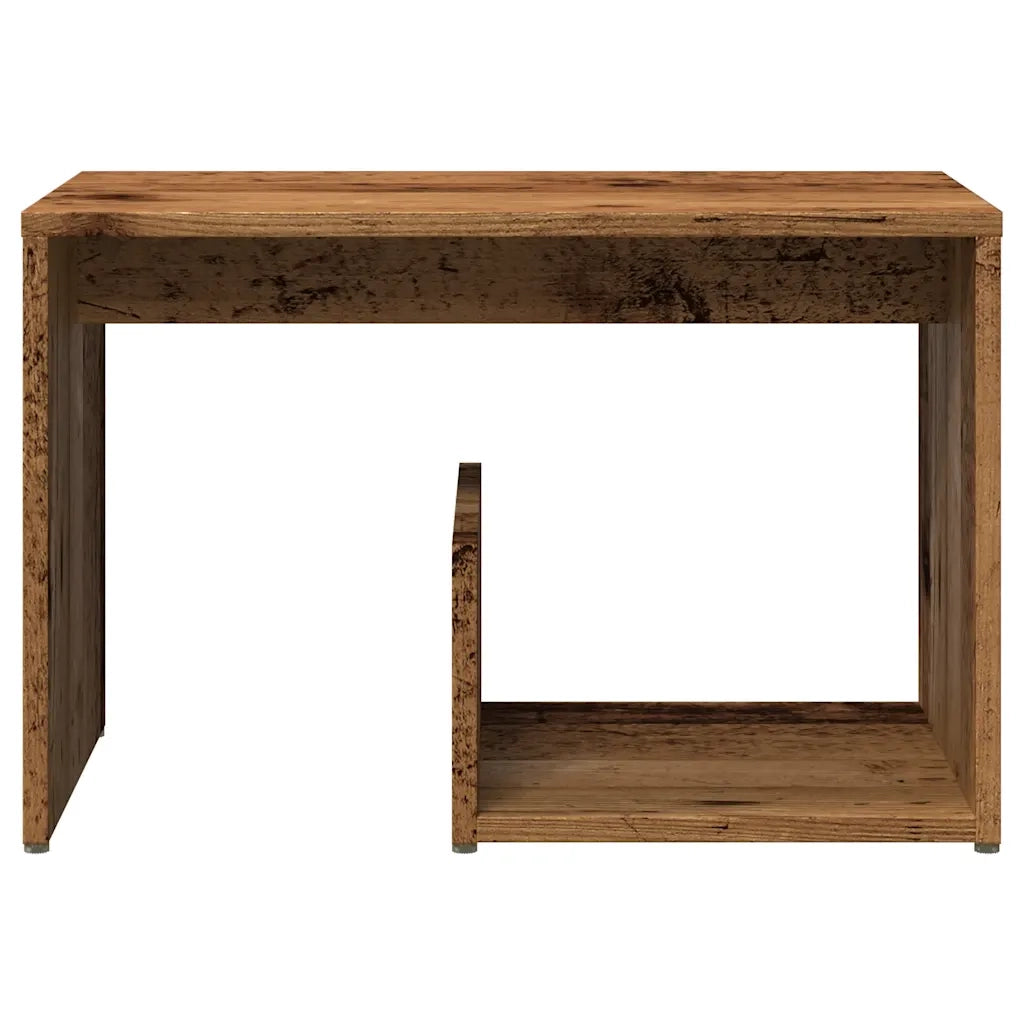 Tavolino Legno Vecchio 59x36x38 cm in Legno Multistrato 856540