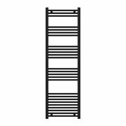 RADIATORE TERMOARREDO SCALDASALVIETTE NERO OPACO CON TUBOLARI Ø25MM MODELLO ELVIA - MM 1512X500 WATT 738 INT.450  - MAM