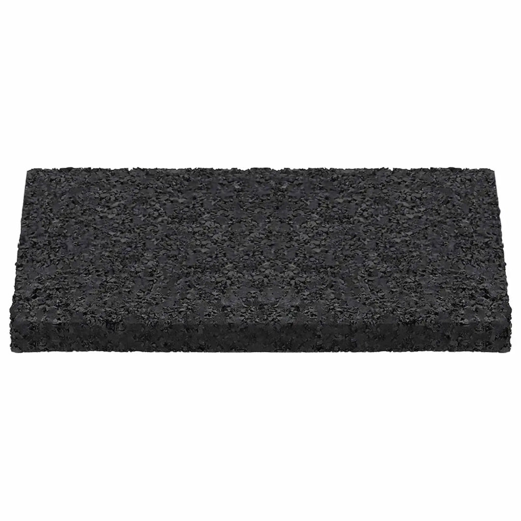 Pad per patio in granuli di gomma Nero 6 x 9 x 0,6 cm Gomma CFW7262138