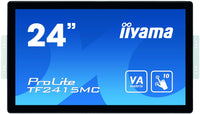 Iiyama prolite tf2415mc-b2 monitor pc 60,5 cm (23.8") 1920 x 1080 pixel full hd lcd touch screen multi utente nero