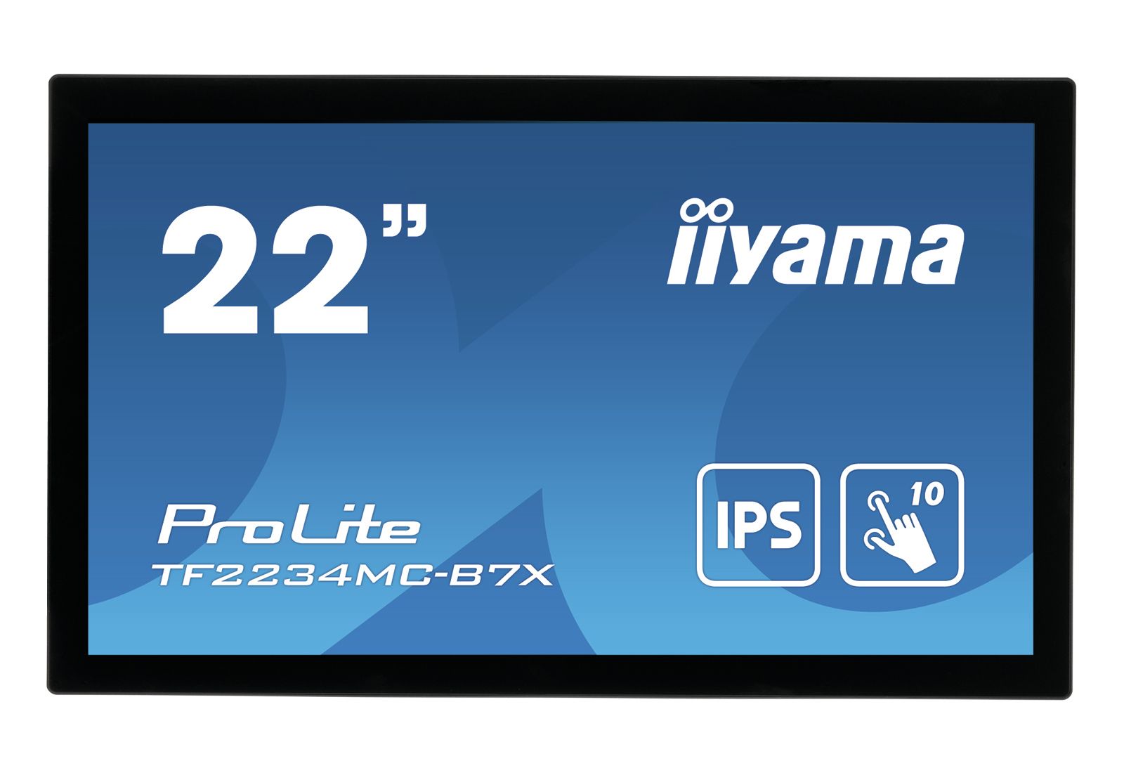 Iiyama prolite tf2234mc-b7x monitor pc 54,6 cm (21.5") 1920 x 1080 pixel full hd led touch screen multi utente nero