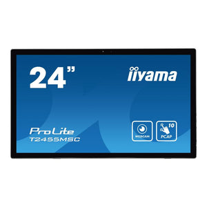 Iiyama t2455msc-b1 visualizzatore di messaggi pannello piatto per segnaletica digitale 61 cm (24") led 400 cd/m² full hd nero touch screen