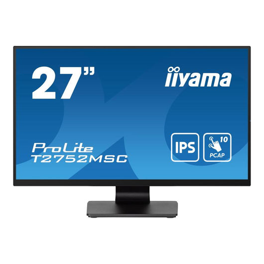 Iiyama prolite t2752msc-b1 monitor pc 68,6 cm (27") 1920 x 1080 pixel full hd led touch screen nero - 151954