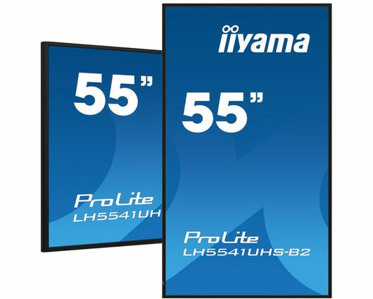 Iiyama lh5541uhs-b2 visualizzatore di messaggi design chiosco 138,7 cm (54.6") lcd 500 cd/m² 4k ultra hd nero processore integrato 18/7
