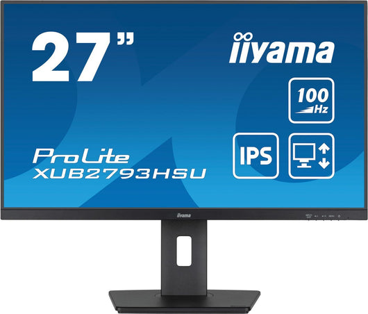 Iiyama prolite xub2793hsu-b7 monitor pc 68,6 cm (27") 1920 x 1080 pixel full hd led nero