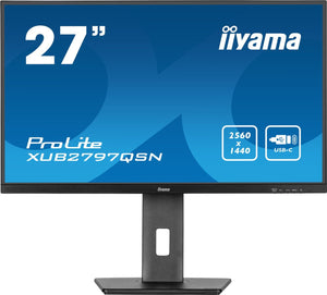 Iiyama prolite xub2797qsn-b2 monitor pc 68,6 cm (27") 2560 x 1440 pixel 2k ultra hd led nero - 158400