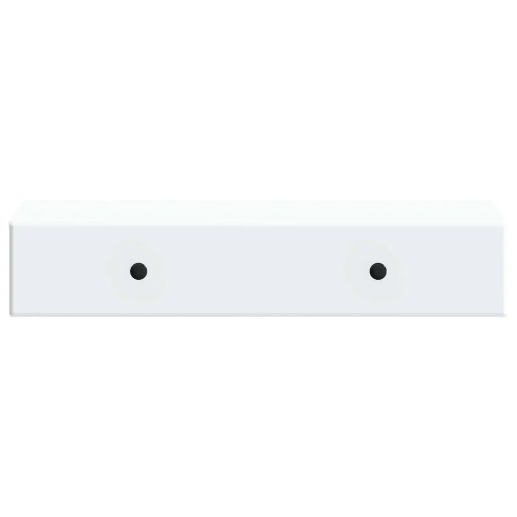 Tavolino da Parete Laterale Bianco 87,5 x 34,5 x 17 cm 899175