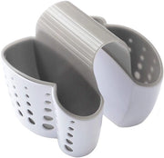 Organizzatore per stoviglie con maniglia di gomma e design a sospensione - Materiale TPR/ABS - Duraturo - Raccogli stoviglie e oggetti per la cucina e la bagno