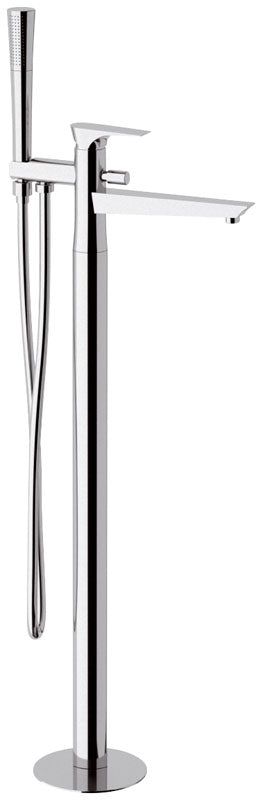 Miscelatore vasca da pavimento con deviatore e kit doccia - serie diva