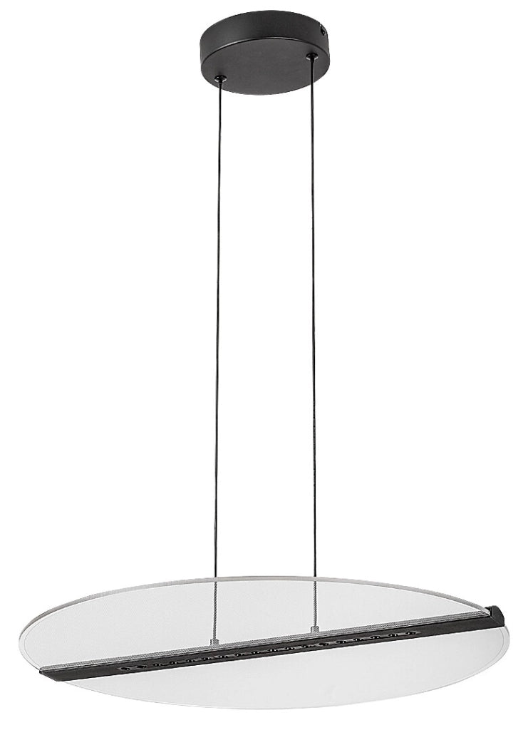 Lampada sospesa LED 2 luci Norael nera Rabalux
