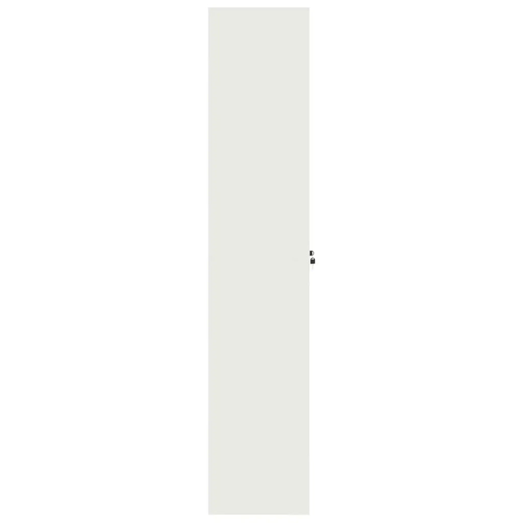 Armadio Bianco 90 x 40 x 200 cm Acciaio