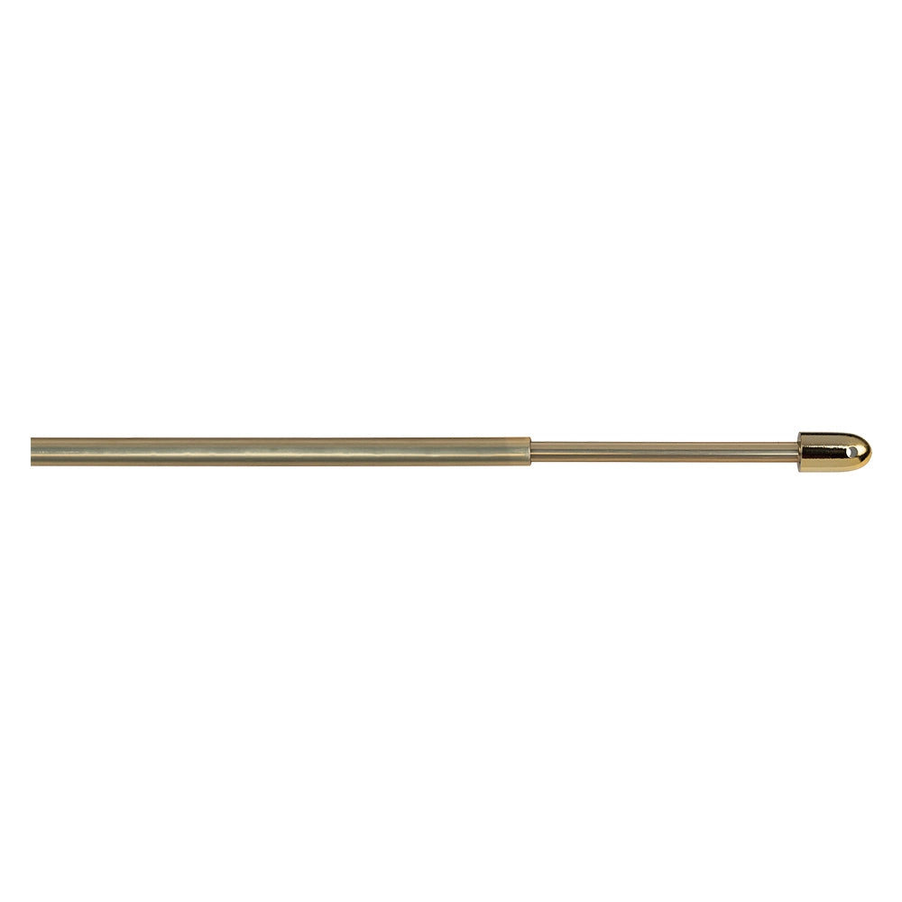 STANGHETTA TONDA A VITE 'BERLINO' Ø 8 mm. - cm 50 > 70 - oro - blister 2 pz  - ERREBI