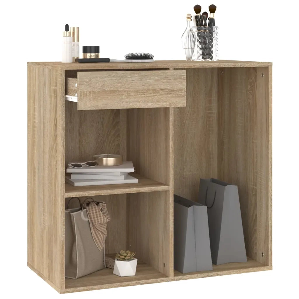 Armadietto Cosmetici Rovere Sonoma 80x40x75cm Legno Multistrato 808840