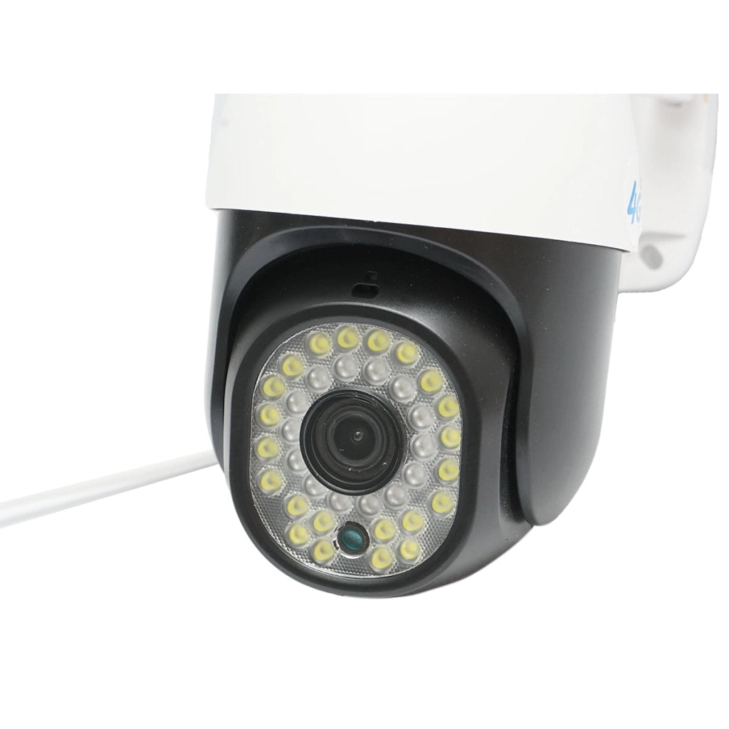 Telecamera di videosorveglianza intelligente P2P WIFI e 4G 3MP, sensore di movimento, rilevamento umano, visione notturna, PTZ rotante a 355 gradi, applicazione V380 Pro