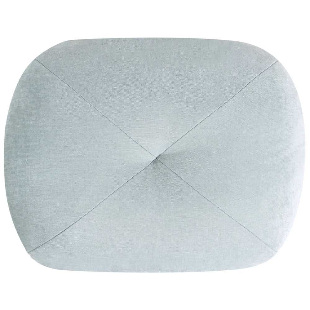 Divano Pouf Letto Tessuto di ciniglia Azzurro Tappezzeria Singola Sedia Letto Pieghevole con Cuscino Design Moderno