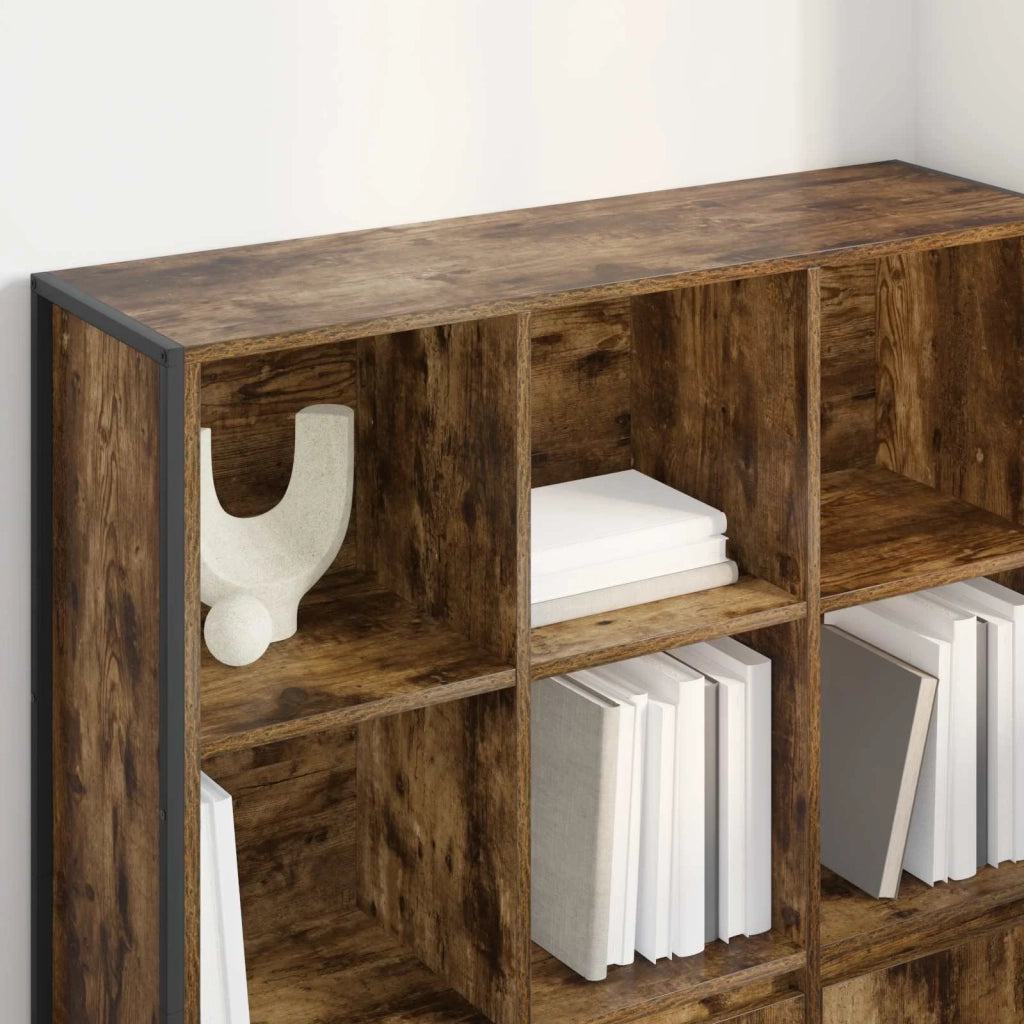 Armadio per Libri 2 pcs Quercia Fumosa 99,5 x 30 x 108 cm 3403024
