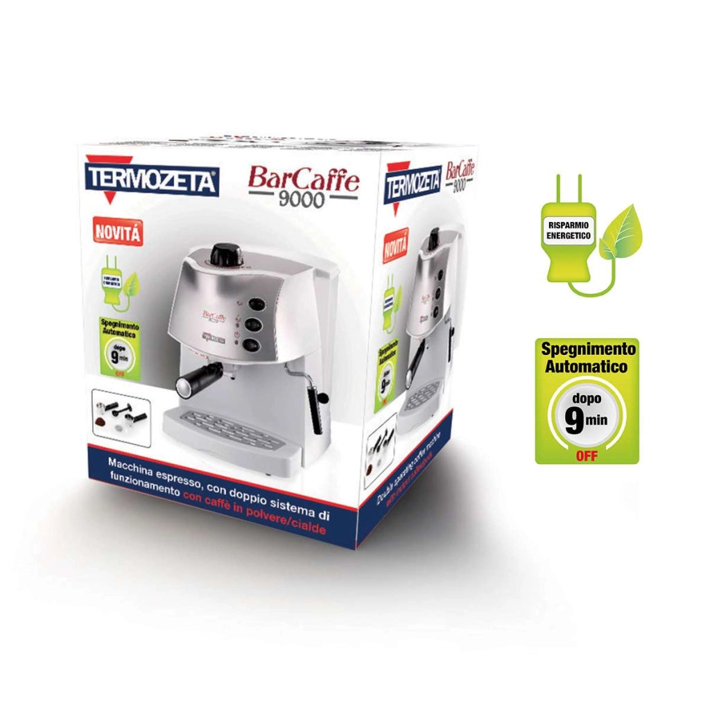 Termozeta 74527 Macchina espresso Barcaffè 9000 2 tazze Silver