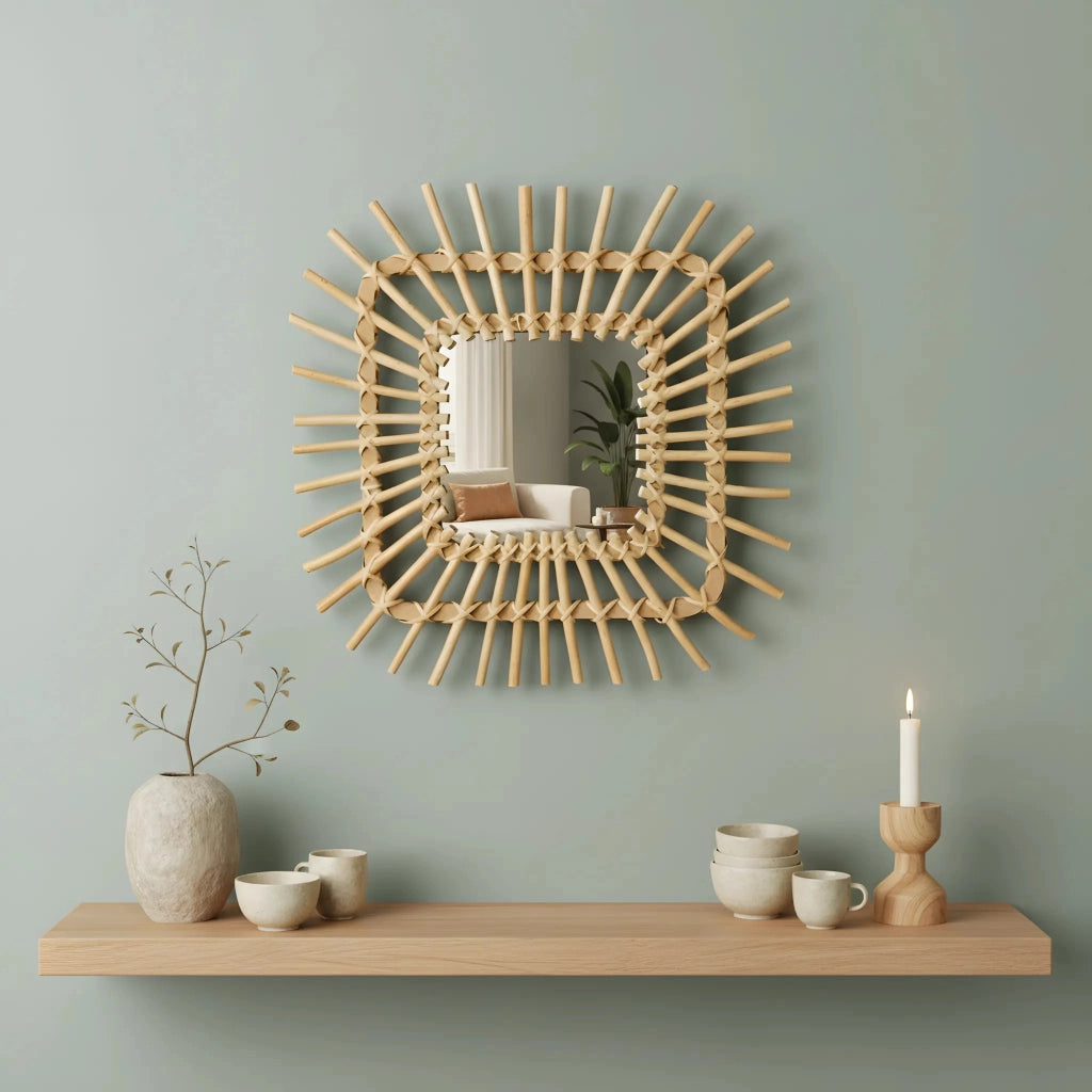 Specchio Da Parete Boho 45cm Qdj071