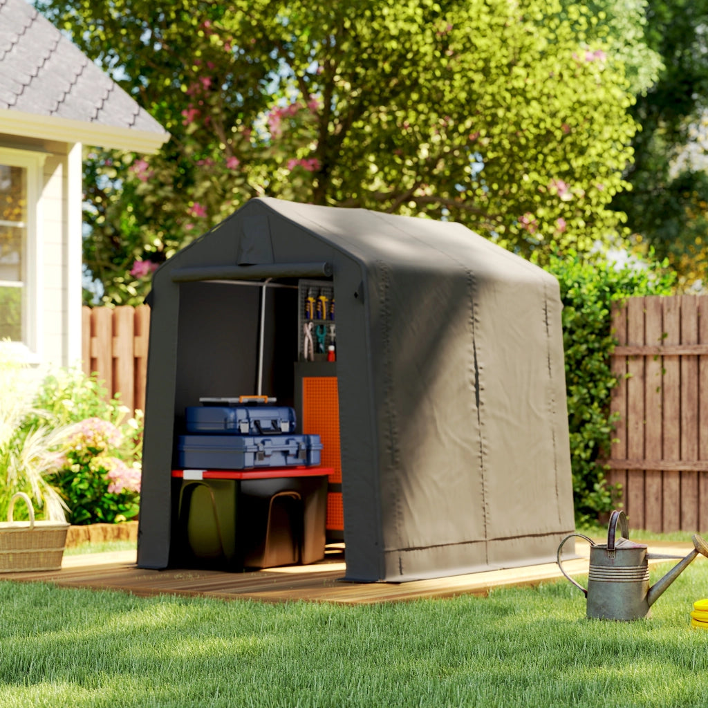 Tenda da giardino ¨C zephmum ¨C 230x190x190 cm grigio scuro