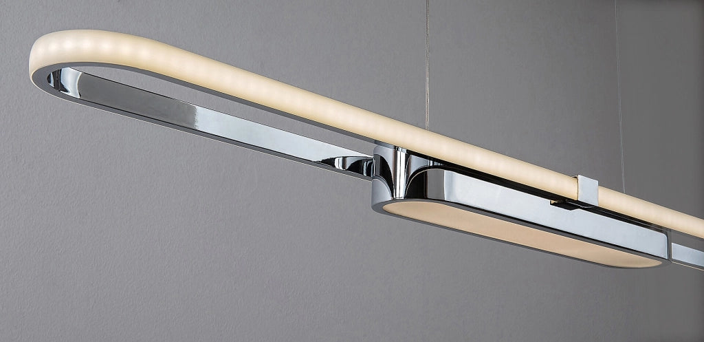 Lampada a sospensione LED 48W Contessa Rabalux cromata
