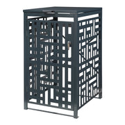 Coperchio per bidone da 1 x 240L acciaio zincato antracite 03_0009089