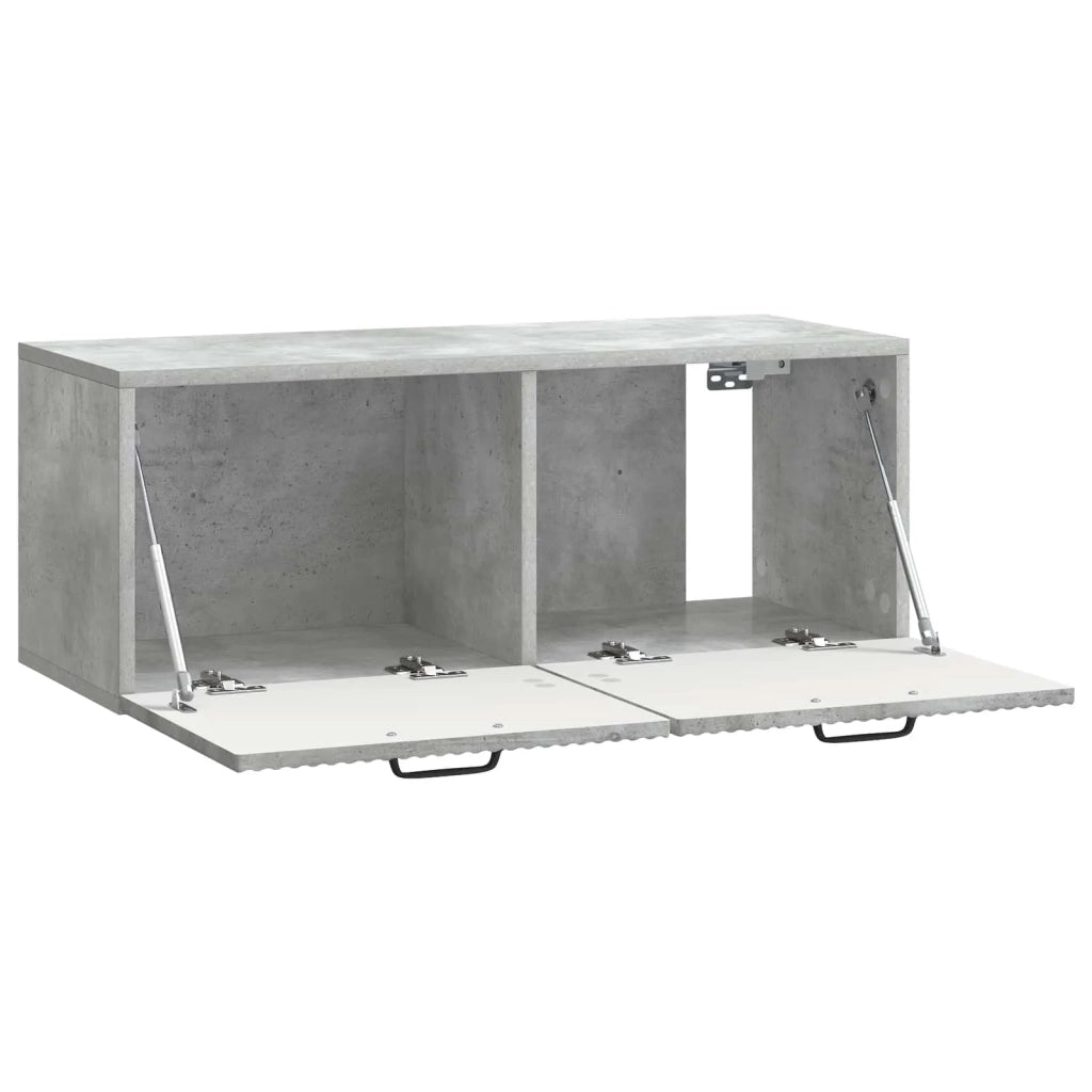 Mobile Porta TV da Muro Grigio Cemento 78,5 x 31 x 30 cm