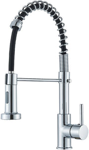 Shower per il bagno con rubinetto da cucina con doccia staccabile, rubinetto da cucina rotativo 360°, rubinetto da lavandino a un solo movimento, miscelatore ad alta pressione in acciaio inossidabile per la cucina, trattamento galvanico.