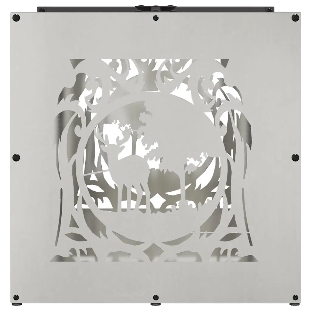 Rastrelliera per Legna da Ardere 40x40x40 cm in Acciaio Inox CFW3577326