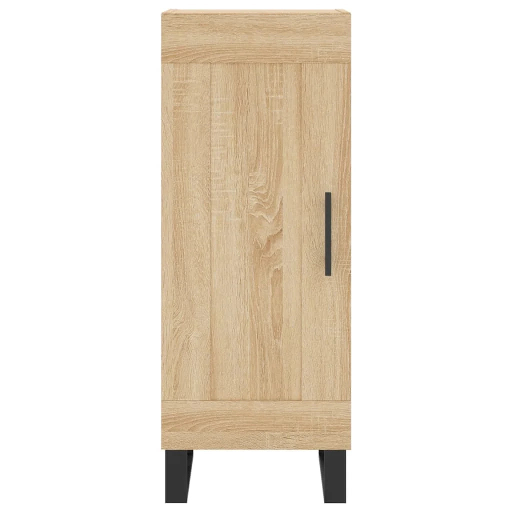 Buffet credenza cassettiera armadio mobile contenitore organizer cucina soggiorno rovere Sonoma 34,5 x 34 x 90 cm legno ingegnerizzato marrone 02_0031550