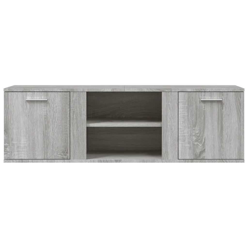 Mobile Porta TV Grigio Sonoma 120x34x37 cm in Legno Multistrato 833557