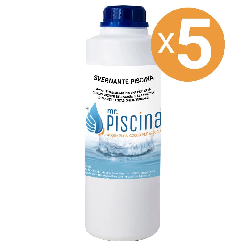 Svernante Piscina, 5 Confezioni Da 1 Kg