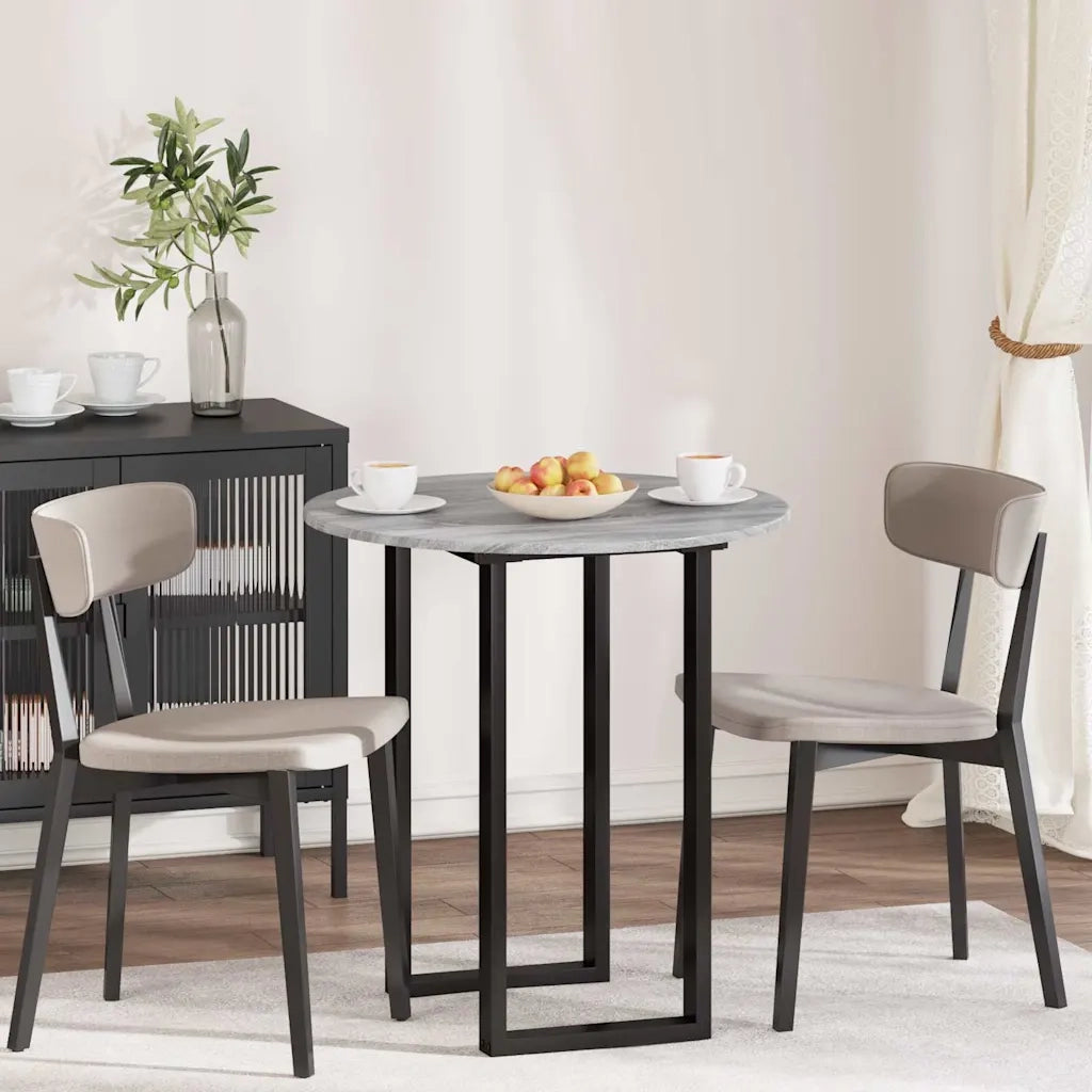 Piano del tavolo Grigio sonoma Ø 70 x 1,5 cm Legno multistrato