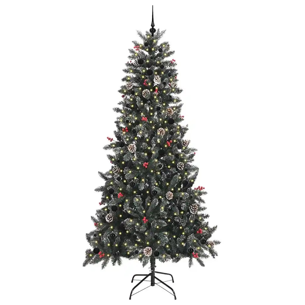 Albero di Natale artificiale con 300 LED Verde 240 cm 3395905