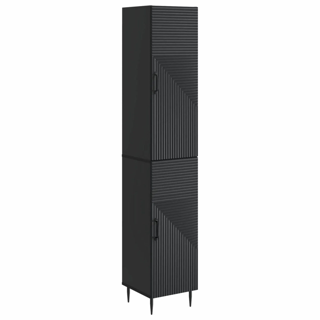 Set di armadi 2 pcs Nero 33 x 34,5 x 89,5 cm