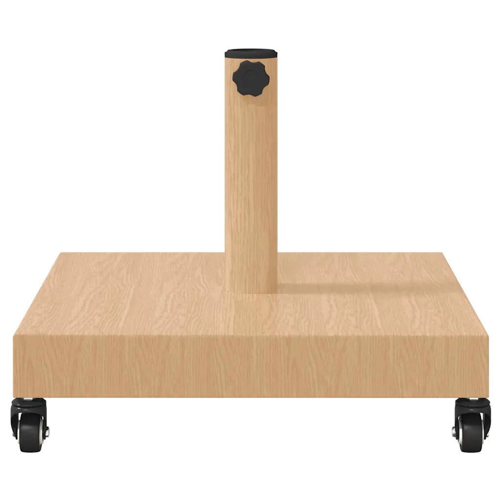 Base per ombrellone-Supporto per ombrellone Legno Chiaro 45 x 45 x 31,5 cm 844956