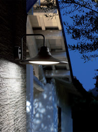 Applique in Basso da Esterno E27 in Metallo Sovil Bianco