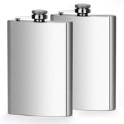 Heupfles 2 in 1 per uomini e donne, inox 304 senza perdite con tappo metallico, heupfles per matrimoni, regalo, campeggio (9 oz - 266 ml)