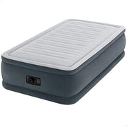 Letto aeree per 1 persona - Pomp integrata - Letto aereo autoinflante - Matrimoniale autoinflante - Dimensioni 191 x 99 x 46 cm - Colore grigio