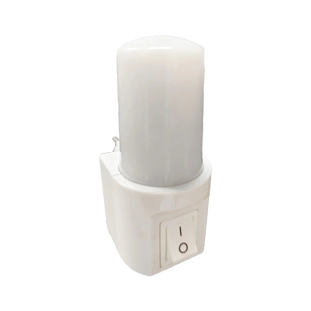 Trade Shop - Luce Notturna A Led 1w Fascio 120° Con Interruttore Luce Calda Fredda Naturale Xgxyd104 - -bianco Freddo      -