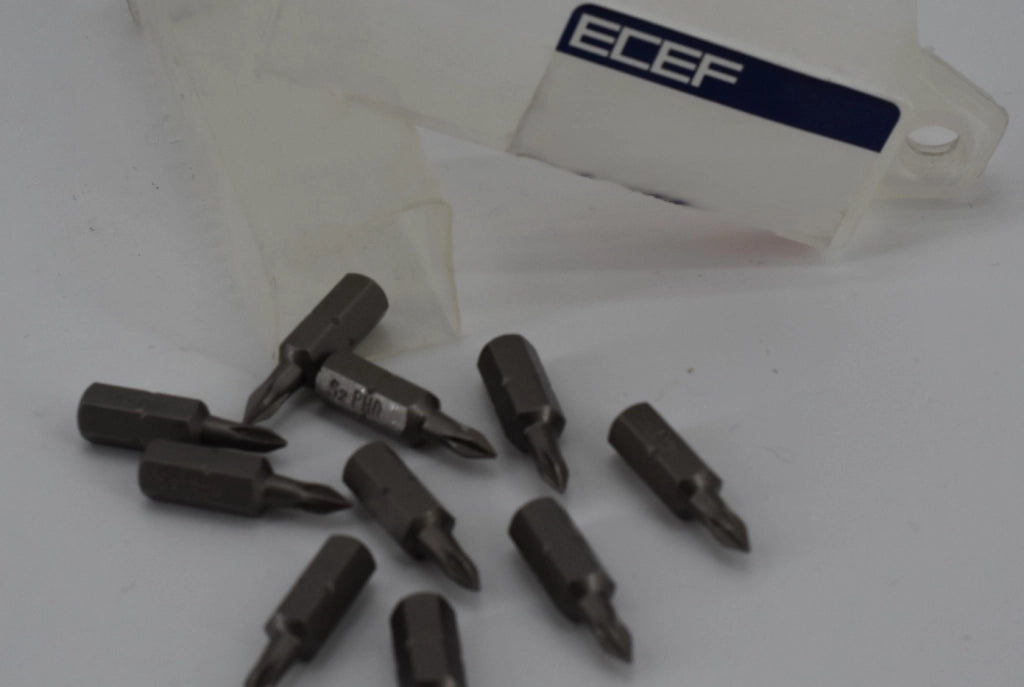 INSERTI PER VITI CON IMPRONTA A CROCE 'POZIDRIV' PZ 1 - 10 pezzi- ECEF