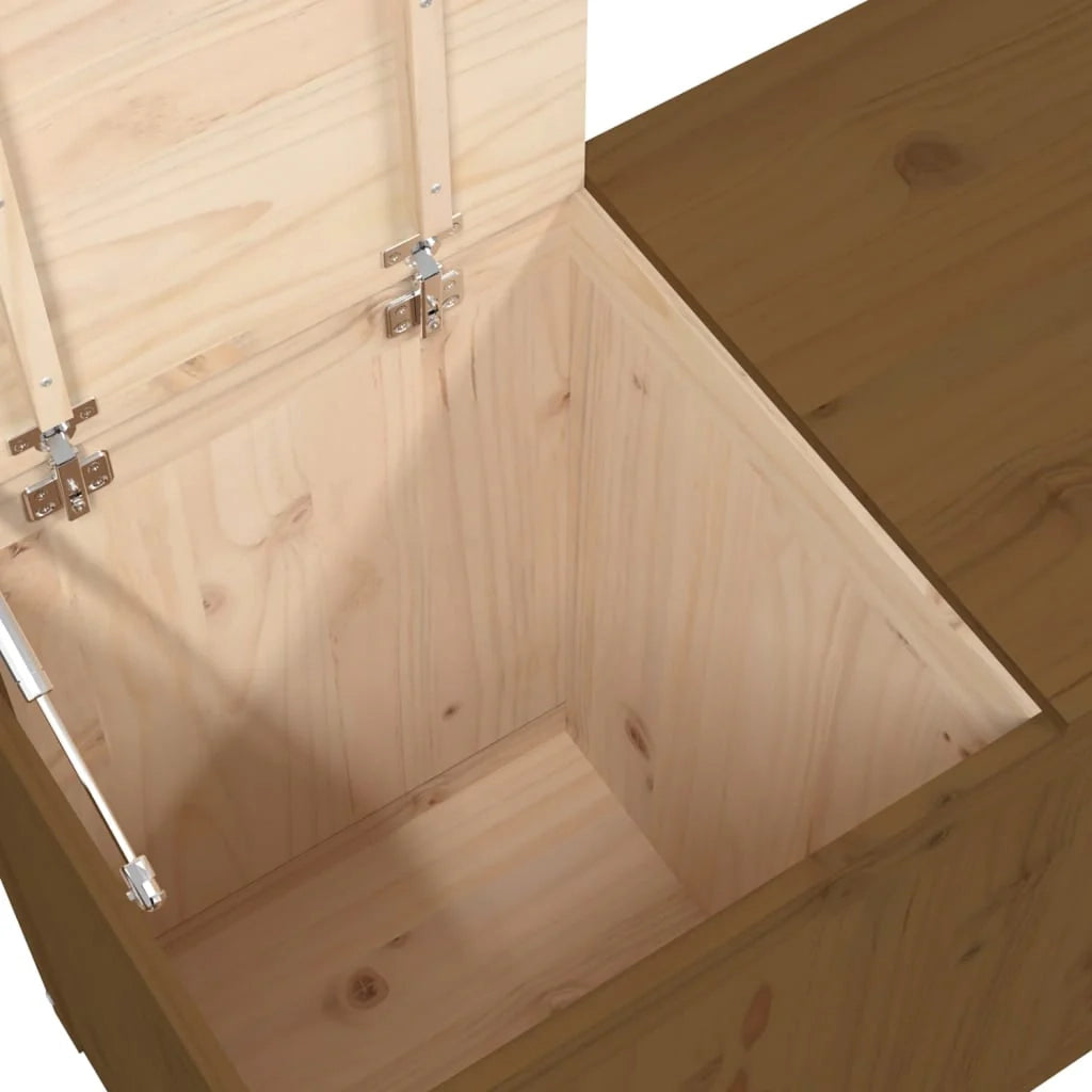 Cesto portabiancheria 88,5 x 44 x 66 cm in legno massello di pino color miele 02_0006157
