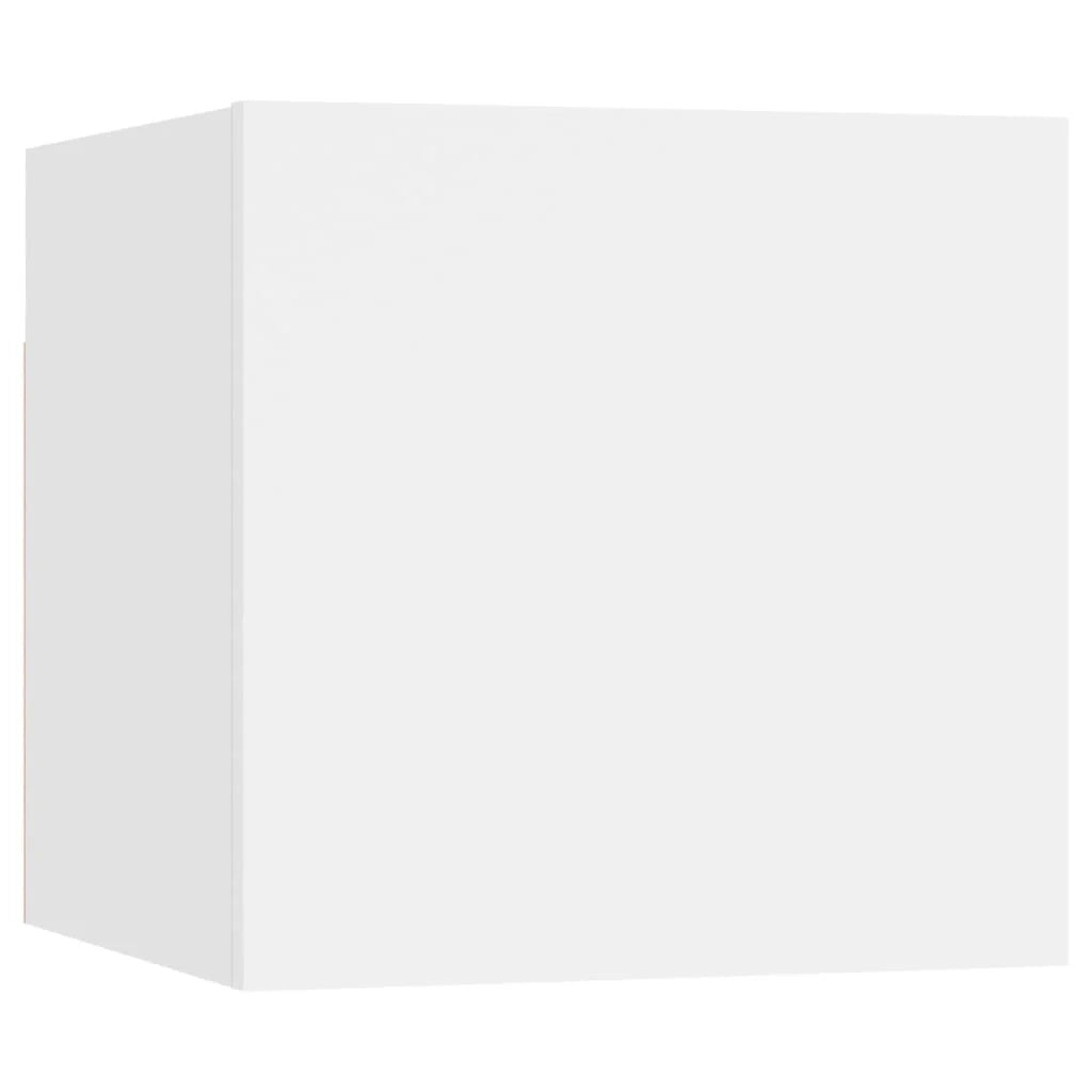 Set di mobili da 8 pezzi tra cui armadio credenza mobile TV televisore per soggiorno camera da letto salotto legno ingegnerizzato bianco 02_0025230