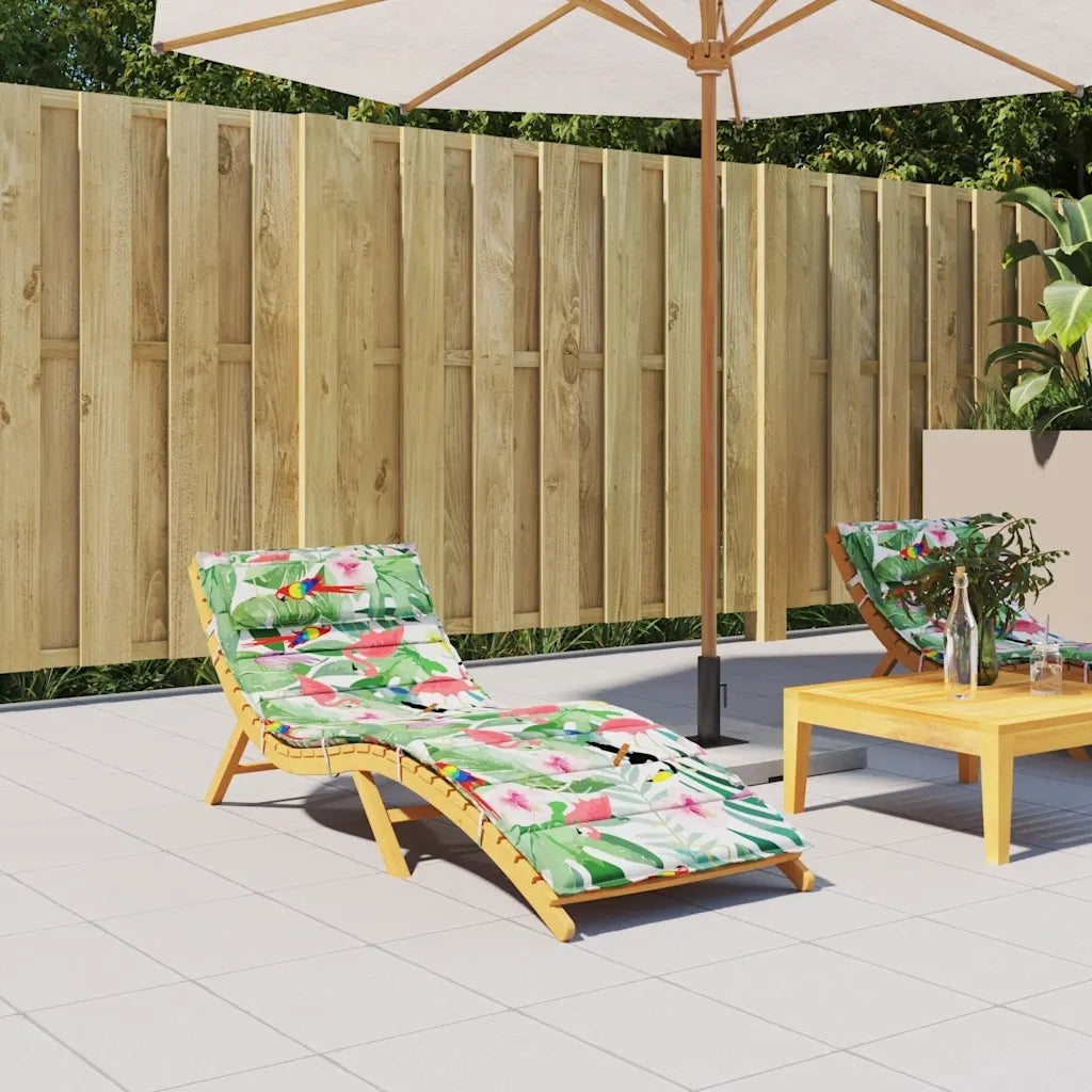 Cuscino per Lettino Multicolore 180x60x4 cm in Tessuto Oxford 361869