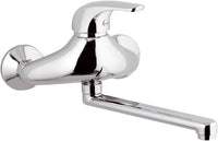 Rubinetto lavello a muro con bocca girevole - serie project