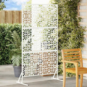 Schermo per Privacy Bianco 100 x 50 x 180 cm Acciaio 868571