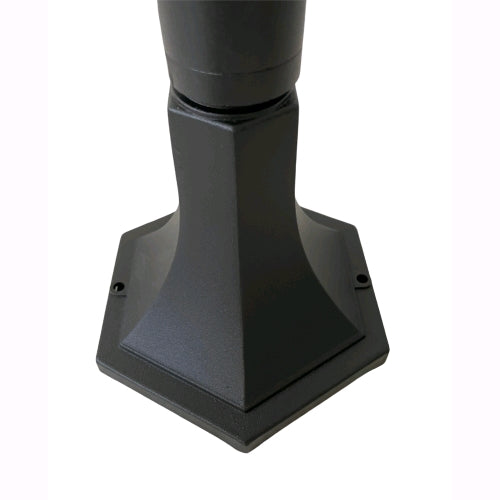 Lampione da Terra per Giardino con Lanterna e Palo da 121 cm in alluminio e Vetro IP43