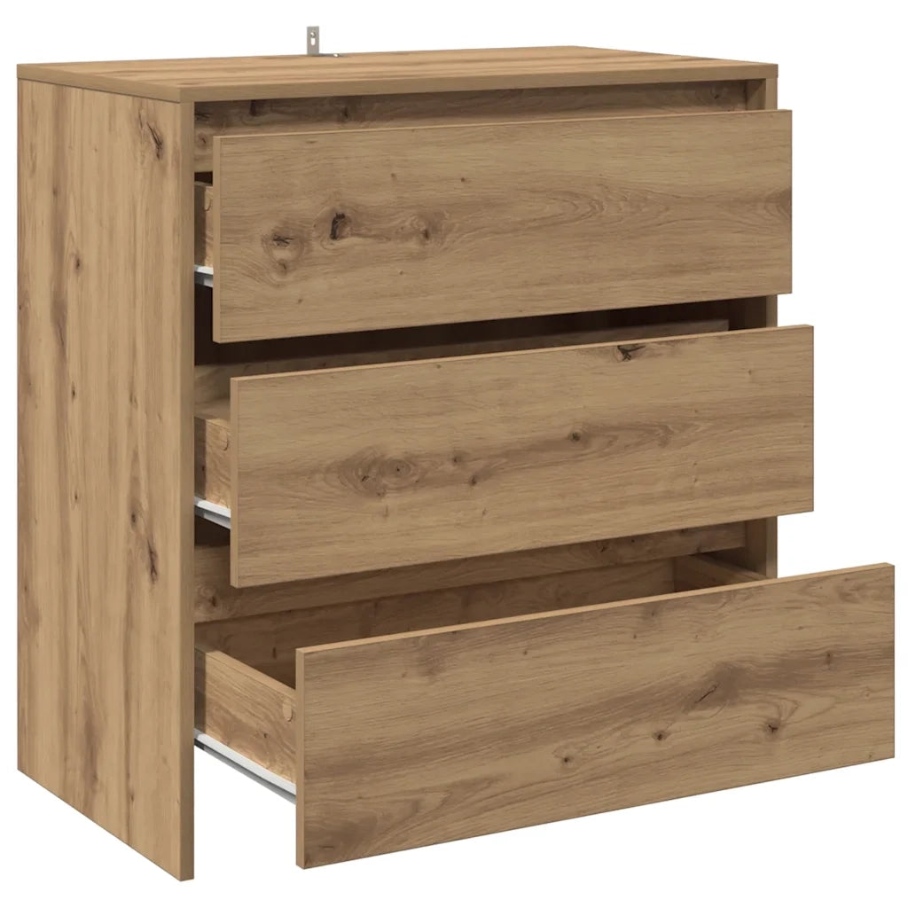 Credenza Rovere Artigianale 70x41x75 cm in Truciolato 856779