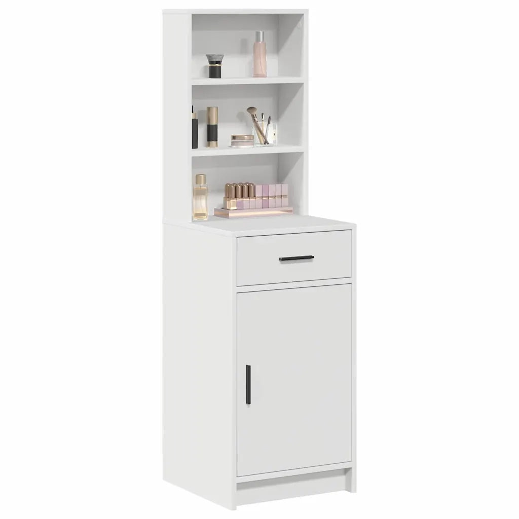 Credenza | Madia | Buffet da pranzo | Armadio da pranzo Bianco 40 x 40,5 x 135 cm Legno multistrato