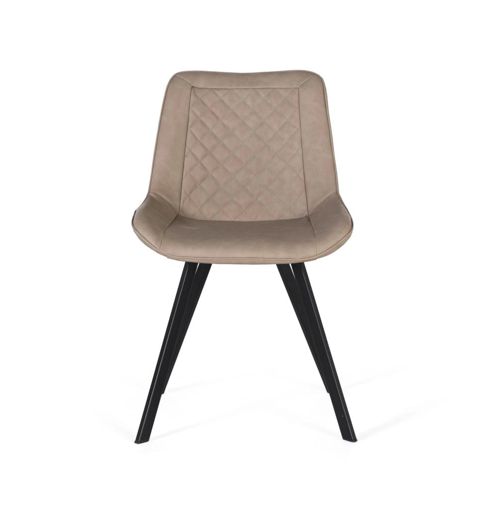 Set di due sedie in beige
