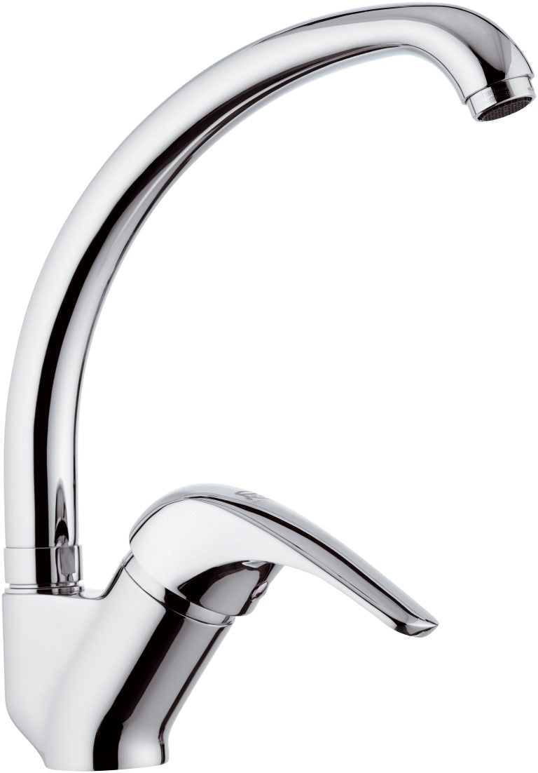 Rubinetto lavello con bocca alta a c girevole - serie project